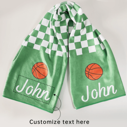 Toalla deportiva personalizada de 14 x 40 pulgadas, toalla de baloncesto personalizada, regalo de equipo de fútbol, béisbol, tenis, fitness, toallas de golf personalizadas con nombre de 35*100cm, toallas de ducha para salón de belleza, hotel deportivo, artículos esenciales para el hogar, toalla, cuidado de la piel