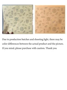 50/100个牛皮纸三明治袋，防油一次性食品袋，适用于汉堡、甜点、炸鸡 | 防漏零食包装，适用于派对、餐饮、餐车 | 婚礼、生日 | 返校季 - 彩色 - 查看 10