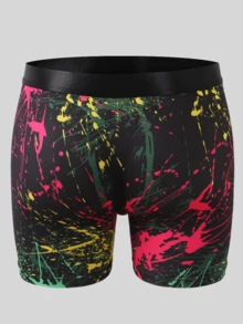 3pcs/Pack Men's Underwear, Funny Lip Print Briefs Suitable For Wedding, & Comfortable Men's Boxer Briefs, Sports Boxing Men's Boxer Shorts, Gift For Boyfriend