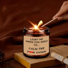 1pc Fragrant Soy Wax Candle, Relaxing & Smokeless, Ideal Valentine's Gift For Female Friends, Unique & Personalized, Perfect For Christmas Or Birthday - Available In Multiple Colors - View 10