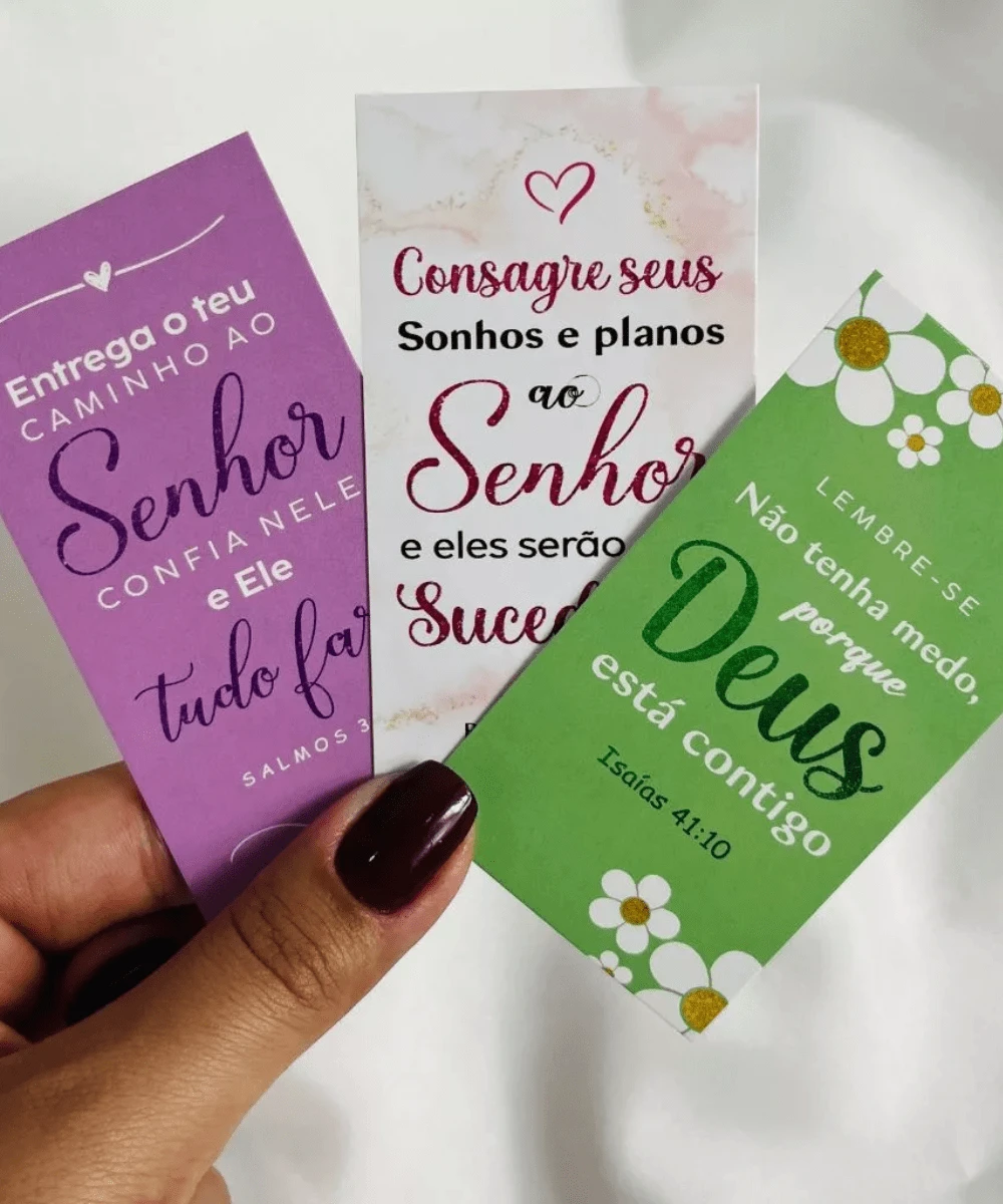 180 Thank You Cards With Biblical Motivational Phrases For Women 9x5cm Ready For Delivery - 120 đơn vị (mỗi loại 40 chiếc) - Xem 1