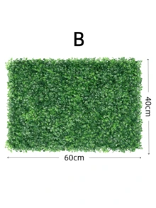 Nejlue Artificial Flowers/Plants1111 Home & Living 1Pc 60*40cm Plastic Artificial Boxwood Plant Wall, UV-Resistant Privacy Screen, Artificial Hedge Grass Mat Green Wall Panels, Artificial Plant Leaves Garden Fence,For Home Decor,Room Decor,Garden Decor,Wall Decor,Indoor Outdoor Decor, Bedroom Decor,Wedding Decoration,Party Decorations,Birthday Decoration,Christmas Decorations - Multicolor - View 9