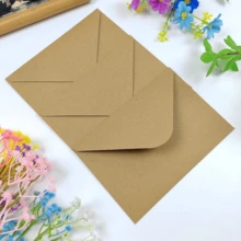 100 piezas de sobres de papel kraft en blanco de estilo minimalista, bolsillos rectangulares para oficina, invitaciones, invitaciones comerciales occidentales, bolsas de regalo para postales, envíos, carpetas, envoltorios de regalo, cartas de agradecimiento, sobres para cartas manuscritas