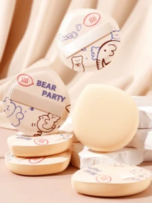 柔软粉扑，面部化妆工具，气垫粉扑，可重复使用的化妆海绵，化妆小工具，散粉扑，超柔软无粉，干湿两用气垫粉底美妆蛋，适用于粉底液、面霜、气垫产品，女士必备化妆工具，价格实惠，情人节礼物，廉价商品，旅行必备，旅行用品，房间装饰，情人节礼物，廉价小物，房间，1美元商品，度假必备，女士礼物，卧室，情人节，99美分 - 黃色 - 查看 5