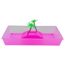 Extra Long Turtle Tank 2 Palm Trees Various Colors - 紫色 - 查看 3