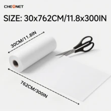 CHEONET-1 Transfer Tape Roll, Suitable For Self-Adhesive Vinyl Materials, 12 Inches X 25 Feet, Paper-Based Material, Permanent Adhesive, Ideal For Crafts, Punches And Vinyl Cutters, Easy To Cut, Transfer And Stick, Waterproof And Highly Adhesive. - Multicolor - View 11