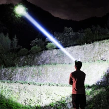 The Most Powerful 30W LED Rechargeable Flashlight LED Headlamp Camping Headlamp Strong Light Using 18650 Battery Hunting Headlamp Hiking Front Lantern, Camping Accessories