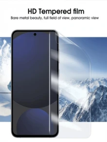 4 件装高清水凝胶软膜屏幕保护膜适用于 17 16 15 14 13 12 11 外壳友好,自动修复划痕,易贴,防刮,高清,表面光滑,易于安装 - 無色 - 查看 5