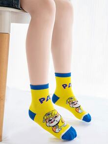5 Pairs Paw Patrol Kids Socks Boys Cute Cartoon Socks For Children Baby Casual Socks Autumn Soft Clothing Accessories - Multicolor - View 5