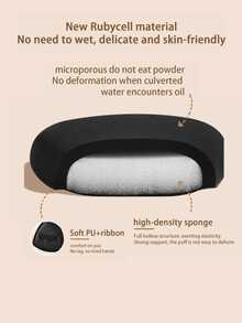 2PCS (Buy One Get One Free) Multifunctional Black Pineapple Makeup Sponge Cushion Ultra Soft For Wet And Dry Use, Foundation Blending Makeup Sponge, Liquid/Cream/Powder Seamless Smooth Beauty Sponge, Professional Soft Concealer Sponge, Soft Beauty Sponge Blender Set, Multifunctional Makeup Tool For Foundation, Loose Powder, Concealer, Eye Shadow, Eye Highlight And Contouring, Great For Makeup Beginners And Enthusiasts, Suitable For All Skin Types