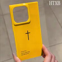 Una excelente versión de la funda con diseño de bloques, compatible con los modelos 16 Pro, 16, 15 Pro, 14, 14 Plus, 13, 13 Pro, 12 Pro y 12 Pro. Cuenta con un diseño integral a prueba de golpes con una gran abertura, un elegante marco brillante y detalles mejorados. - Negro - Ver 3