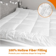 Matratzenauflage 10CM Matratzentopper Ultraweich Gefüllte Matratze Atmungsaktive