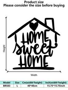 Elegante Metall-Wandkunst - 1 Stück Eisen Handwerksdekor, Metall-Wandkunst Dekoration, perfekt für Raumdekor