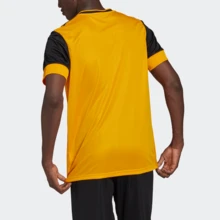 Camiseta de local de manga corta con cuello en V del Wolverhampton Wanderers FC para la temporada 20/21, de color negro y amarillo, para hombres - Multicolor - Ver 3
