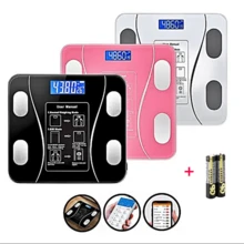 USB Bluetooth Bioimpedance Scale Body Measurement Via App Up To 140kg Weight Small Domestic Scale - LYDZC-battery-random Color - View 1