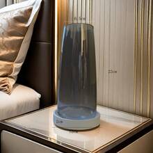 1pc Elegant Solid Color Glass Vase With Tray, Suitable For Home And Office Decor - Multifunctional Cylindrical Design, Fits Living Room, Bedroom, Study - Perfect For Fresh Flower And Floral Arrangements Home Decor Room Decor Flower Vase