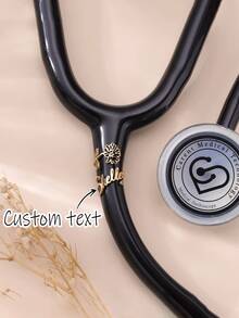 个性化生日花听诊器ID标签 | 护士医生听诊器饰品配件 | 送给护士、医生、注册护士、医学生的礼物 - 款3 - 查看 1