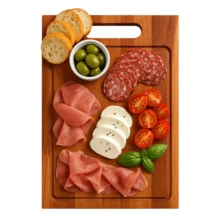 Wooden Cutting Board 20x30cm – Kitchen, Barbecue And Snacks - 鏽棕色 - 查看 5