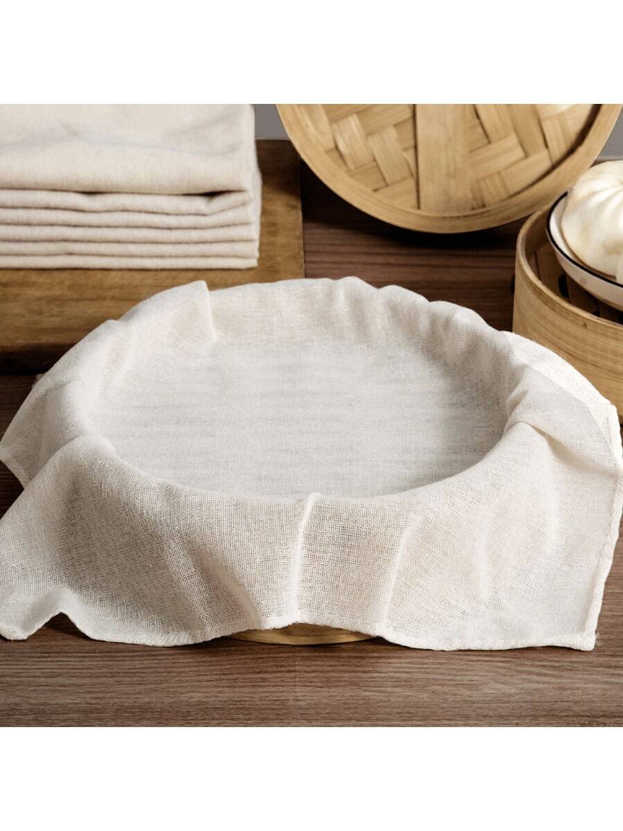 3/5PCS Reusable And Washable Unbleached Steamer Cloth, Durable Non Stick Gauze Filter Cloth, Smooth Texture, Perfect For Cooking, Baking, Cheese Making, And Liquid Filtration - A Must-Have In The Kitchen - Multicolor - View 1