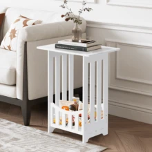 Senmeo Storage Cabinet Modern Bedside Table Sofa Side Table For Living Room Compact Corner Shelf Versatile Storage Stylish Home Furniture For Spaces