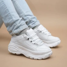 Buffalo Platform Sneakers Women's Casual Fashion Outdoor Clothing Casual Outdoor - 白色 - 查看 4