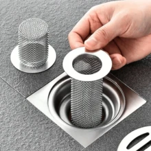 1 nắp cống bằng thép không gỉ có lưới lọc tóc, thích hợp cho phòng tắm/nhà vệ sinh/nhà bếp, trang trí phòng tắm gia đình, trang trí mùa thu, trang trí mùa tựu trường. - Nhiều màu - Xem 5