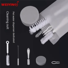 Kit de limpieza de fuente de agua potable WEIYIN, que incluye cepillo, pinzas y esponjas, adecuado para la mayoría de los dispensadores de agua y fuentes de mascotas