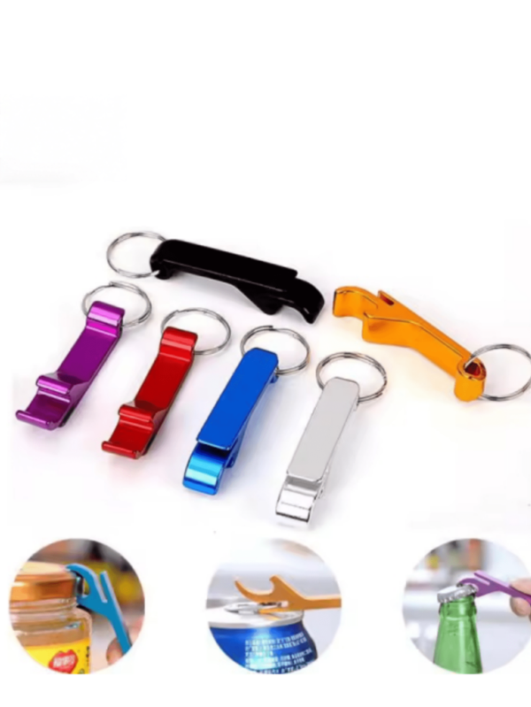 5/10/20/30/50pcs Colorful Aluminum Bottle Opener, Soda/Beer Bottle Opener Keychain, Small Gift For Friends And Family, Promotional Giveaway, Party Favor, Wedding Favor, Party Supplies, Suitable For Kitchen/Wedding/Bar/Party[Slight Scratches Unavoidable]