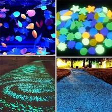 10/20/30/50/100pcs Set Luminous Resin Aquarium Decor, Includes Decorative Pebbles, Starfish, Seashells And Fish Figurines, Suitable For Fish Tanks And Garden Decoration - Multicolor - View 11