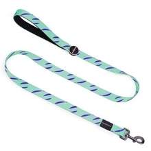 Lesă pentru câini Furmylove, lesă pentru animale de companie, mâner moale și ușor, încuietoare metalică, mâner micro-elastic anti-șoc, lesă durabilă din nailon pentru câini, lesă la modă de 150 cm/60 in, model abstract, potrivită pentru câini de talie medie și mare, activități în aer liber, plimbări, accesorii pentru animale de companie