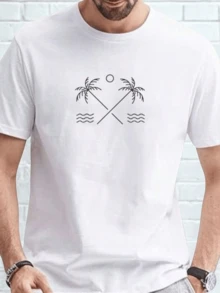 Men T-Shirts - Vitt - Visa 1