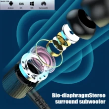 颈挂式无线蓝牙耳机 TWS 9D 立体声环绕耳机磁吸运动颈带式耳机颈挂式耳塞带麦克风 - 彩色 - 查看 5