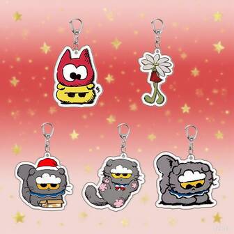 G-Dra Gon G D Merchandise Acrylic Keychain G-Dra Gon ZOA Pop-Up Collaboration All-Rounder Pendant Keychain Christmas-Themed Gift For Gifting
