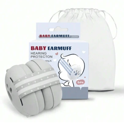 1pc Baby Noise-Proof Headphones, Headband Style Ear Muffs For Sleeping, Outdoor, Airplane Travel