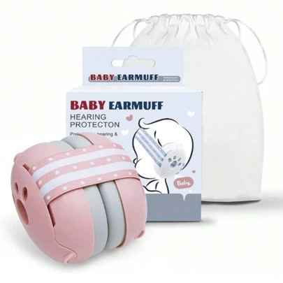 1 st. Bebis Ljuddämpande Headset Pannband Typ Bullerreducering Hörselkåpor För Sovande , Utomhus aktiviteter , Flygande ,