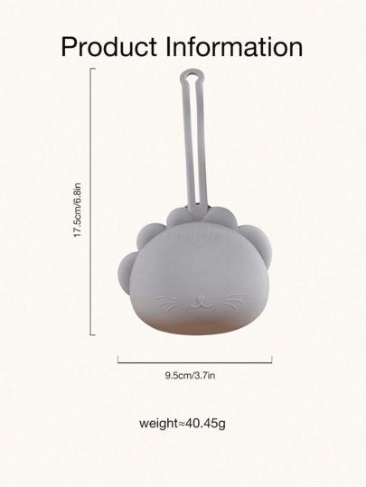 1pc Custom Silicone Pacifier Storage Box, Cartoon Lion Pacifier Holder With Strap, Portable Anti-Loss Pacifier Container Baby Shower Family Decorations Gifts Winter Eve Gifts Back To School Winter Gift Ideas Boy Girl Valentine's Day Multi-Functional, Ornamental, Letter Exquisite, Stylish, Baby Fashion, Soft Squishy, Colorful, Cute Kawaii Adorable Unique, Customized Treasurefinds, Baby Gifts, Cute Baby For Children's Day,Multi-Functional,Ornamental,Letter,Stylish,Modern,Colorful,Cute,Adorable,Casual,Custom,Personalised,Unique,Customized,Ideal Gifts For Him,Ideal Gifts For Her, Edit,Back To School Fashion ,Travel Organizer