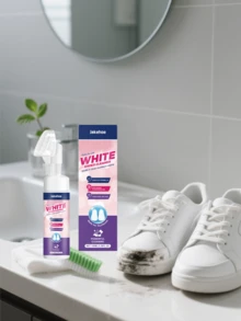 2pcs Sneaker Cleaner, Portable No-Rinse Cleaner For White Shoes And Dirty Sneakers