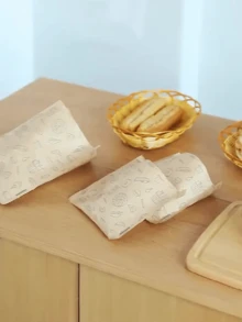 50/100个牛皮纸三明治袋，防油一次性食品袋，适用于汉堡、甜点、炸鸡等 | 防漏零食包装，适用于派对、餐饮、餐车 | 婚礼、生日 | 返校季 - 彩色 - 查看 5