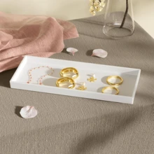 1 Set Acryl Ablage Badezimmer Aufbewahrungsregal, Luxus Küchentheke Geschirr Halter, Schminktisch Make-up Organizer Regal