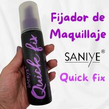 Fijador de Maquillaje en Spray Saniye – Quick Fix Saniye Spray - Fórmula de Larga Duración para Mantener tu Maquillaje Intacto por Horas – Bruma Ligera y Refrescante que Controla el Brillo y la Grasa - Transparente - Ver 7