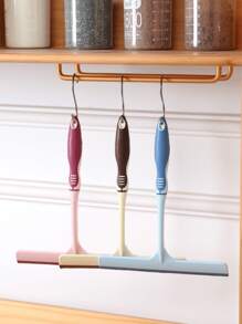 1 件全新家用浴室玻璃刮刀、汽车窗户清洁剂、窗户、地板、瓷砖、墙壁清洁刷、硅胶防滑玻璃刮刀清洁工具、清洁用品 - 彩色 - 查看 4