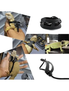 3 Packs Adjustable Lizard Leash Set - Small Reptile Harness For Bearded Dragon, Chameleon & Outdoor Walking (S/M/L) - Multicolor - View 7