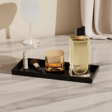 1 Set Acryl Ablage Badezimmer Aufbewahrungsregal, Luxus Küchentheke Geschirr Halter, Schminktisch Make-up Organizer Regal