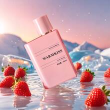 Perfume Eau de Toilette Strawberry Pink Sugar para mujer, aroma floral y afrutado, notas de frambuesa, algodón de azúcar y vainilla, una fragancia dulce y sensual. - Multicolor - Ver 3