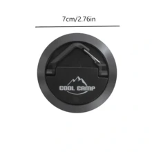 重型磁性露营挂钩 - 磁性吸盘，耐用 ABS 和不锈钢，灯座 - 适用于露营帐篷灯、露营灯，无需钻孔磁性吸盘 - 彩色 - 查看 6