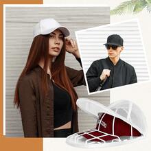1pc Washing Machine Hat Cage - Baseball Hat Cleaner Bracket, Hat Cleaning Protective Bag, Ball Hat Cleaning, Dishwasher Washable, Perfect For Cleaning And Protecting Hats In Washing Machines/Dishwashers - Multicolor - View 8