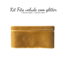 Dourado com glitter
