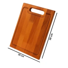 Wooden Cutting Board 20x30cm – Kitchen, Barbecue And Snacks - 鏽棕色 - 查看 6