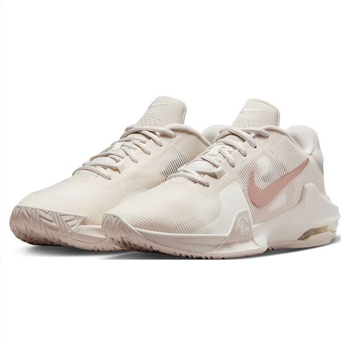 Nike Air Cushion Shock-Absorbing High-Grip Men's Basketball Shoes, New Lightweight Stable Traction Basketball Sneakers, Attractive Colorway, Court & Casual - Beige - View 1