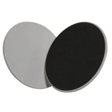 2 piezas Discos Deslizantes Ejercicio Sliders Doble Cara Entrenamiento Casa Yoga Pilates Fitness Accesorio Gimnasio Deportes Deslizadores Rutina - Gris - Ver 2
